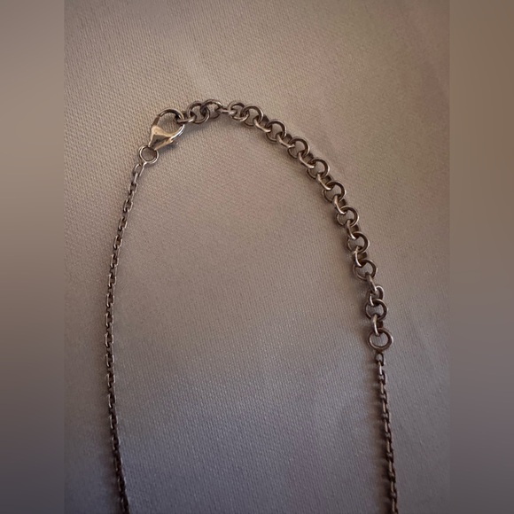 Dior Super Rare Cry Baby 925 Sterling Silver Enamel Necklace w/ Velvet Pouch - Picture 13 of 16